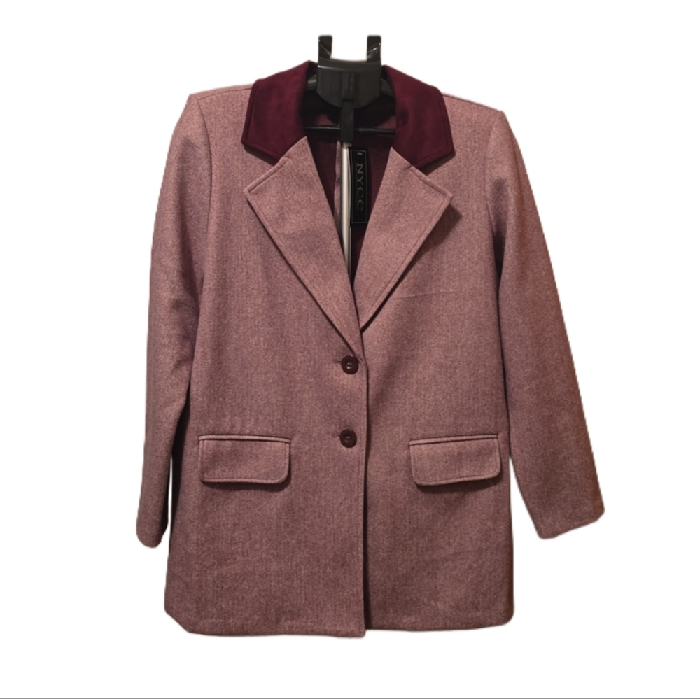 NYCC Women's Blazer with Dark Collar